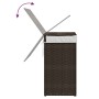 Cesto para ropa sucia con tapa ratán marrón oscuro 46x33x60 cm de , Cestas para ropa - Ref: Foro24-372030, Precio: 56,76 €, D...