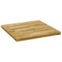 Tablero de mesa cuadrado madera maciza de roble 44 mm 80x80 cm de vidaXL, Tableros para mesas - Ref: Foro24-245999, Precio: 2...