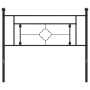 Cabecero de metal negro 107 cm de , Cabeceros y pies de cama - Ref: Foro24-374369, Precio: 29,58 €, Descuento: %
