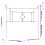Cabecero de metal negro 107 cm de , Cabeceros y pies de cama - Ref: Foro24-374369, Precio: 29,58 €, Descuento: %