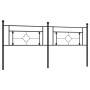 Cabecero de metal negro 193 cm de , Cabeceros y pies de cama - Ref: Foro24-374376, Precio: 41,76 €, Descuento: %