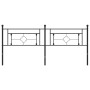 Cabecero de metal negro 193 cm de , Cabeceros y pies de cama - Ref: Foro24-374376, Precio: 41,76 €, Descuento: %