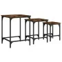 Stapelbare Couchtische 3-teilig aus Eichenholz in Raucheiche-Optik. von , Couchtisch - Ref: Foro24-838930, Preis: 40,34 €, Ra...