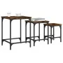 Stapelbare Couchtische 3-teilig aus Eichenholz in Raucheiche-Optik. von , Couchtisch - Ref: Foro24-838930, Preis: 40,34 €, Ra...