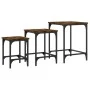 Stapelbare Couchtische 3-teilig aus Eichenholz in Raucheiche-Optik. von , Couchtisch - Ref: Foro24-838930, Preis: 40,34 €, Ra...
