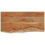 Estante pared rectangular madera acacia borde vivo 40x20x2,5 cm de , Tableros para mesas - Ref: Foro24-370222, Precio: 20,01 ...