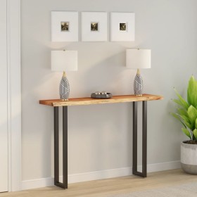 Tablero rectangular madera de acacia borde vivo 140x30x2,5 cm de , Tableros para mesas - Ref: Foro24-370243, Precio: 64,76 €,...