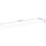 Tablero rectangular madera de acacia borde vivo 140x30x2,5 cm de , Tableros para mesas - Ref: Foro24-370243, Precio: 64,76 €,...