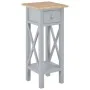 Gray wooden side table 27x27x65.5 cm by vidaXL, Side tables - Ref: Foro24-280058, Price: 77,86 €, Discount: %