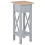 Mesa auxiliar de madera gris 27x27x65,5 cm de vidaXL, Mesas auxiliares - Ref: Foro24-280058, Precio: 75,96 €, Descuento: %