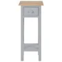 Gray wooden side table 27x27x65.5 cm by vidaXL, Side tables - Ref: Foro24-280058, Price: 77,86 €, Discount: %