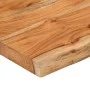 Tablero rectangular madera de acacia borde vivo 180x40x2,5 cm by , Table tops - Ref: Foro24-370257, Price: 268,32 €, Discount: %
