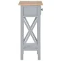 Gray wooden side table 27x27x65.5 cm by vidaXL, Side tables - Ref: Foro24-280058, Price: 77,86 €, Discount: %