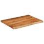 Encimera de baño rectangular madera maciza acacia 80x60x2,5 cm de , Tableros para mesas - Ref: Foro24-370260, Precio: 78,75 €...