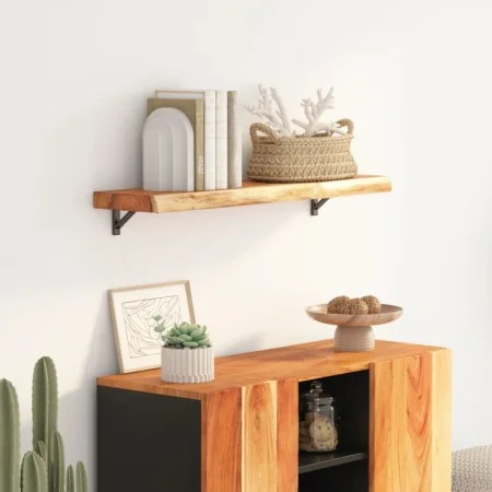 Estante pared rectangular madera acacia borde vivo 100x20x3,8cm by , Table tops - Ref: Foro24-370276, Price: 64,67 €, Discoun...