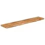 Estante pared rectangular madera acacia borde vivo 100x20x3,8cm by , Table tops - Ref: Foro24-370276, Price: 64,67 €, Discoun...