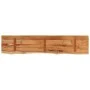 Estante pared rectangular madera acacia borde vivo 100x20x3,8cm by , Table tops - Ref: Foro24-370276, Price: 64,67 €, Discoun...