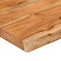 Estante pared rectangular madera acacia borde vivo 100x20x3,8cm by , Table tops - Ref: Foro24-370276, Price: 64,67 €, Discoun...