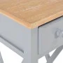 Gray wooden side table 27x27x65.5 cm by vidaXL, Side tables - Ref: Foro24-280058, Price: 77,86 €, Discount: %
