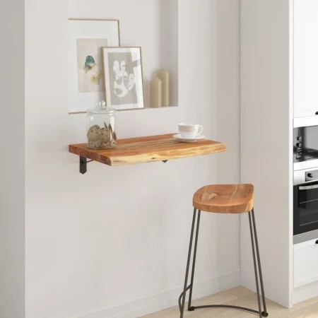 Estante pared rectangular madera acacia borde vivo 70x40x3,8 cm by , Table tops - Ref: Foro24-370297, Price: 60,12 €, Discoun...