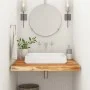 Encimera de baño cuadrada madera maciza de acacia 60x60x3,8 cm by , Table tops - Ref: Foro24-370306, Price: 77,83 €, Discount: %