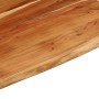 Tablero rectangular madera de acacia borde vivo 110x80x2,5 cm de , Tableros para mesas - Ref: Foro24-370269, Precio: 146,00 €...