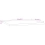 Tablero rectangular madera de acacia borde vivo 110x80x2,5 cm de , Tableros para mesas - Ref: Foro24-370269, Precio: 146,00 €...