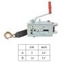 Cabrestante manual con correa 1587 kg de vidaXL, Cabrestantes - Ref: Foro24-143996, Precio: 76,27 €, Descuento: %