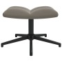 Sillón de relax con taburete de terciopelo gris claro de , Sillones - Ref: Foro24-328106, Precio: 168,81 €, Descuento: %