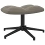 Light gray velvet recliner chair with footstool by , Armchairs - Ref: Foro24-328106, Price: 166,17 €, Discount: %