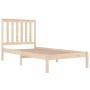 Estructura de cama madera maciza de pino 75x190 cm de , Camas y somieres - Ref: Foro24-3103803, Precio: 84,74 €, Descuento: %