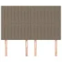 Headboards 4 units taupe gray fabric 72x5x78/88 cm by , Headboards and footboards - Ref: Foro24-3116572, Price: 108,22 €, Dis...
