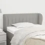 Light gray fabric headboard 83x23x78/88 cm by , Headboards and footboards - Ref: Foro24-3117356, Price: 46,00 €, Discount: %