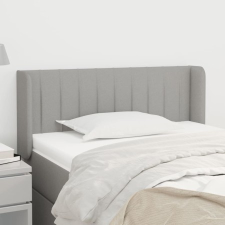 Cabecero de tela gris claro 83x16x78/88 cm de , Cabeceros y pies de cama - Ref: Foro24-3118980, Precio: 41,35 €, Descuento: %