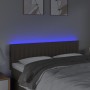 Cabecero con LED de tela gris taupe 144x5x78/88 cm de , Cabeceros y pies de cama - Ref: Foro24-3121852, Precio: 63,96 €, Desc...