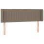 Cabecero con LED de tela gris taupe 147x16x78/88 cm de , Cabeceros y pies de cama - Ref: Foro24-3123476, Precio: 76,39 €, Des...