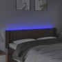 Cabecero con LED de tela gris taupe 147x16x78/88 cm de , Cabeceros y pies de cama - Ref: Foro24-3123476, Precio: 76,39 €, Des...