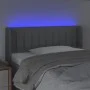 Light gray fabric headboard with LED 83x16x78/88 cm by , Headboards and footboards - Ref: Foro24-3123448, Price: 46,59 €, Dis...