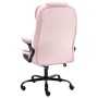 Silla de oficina de terciopelo rosa en Sillas de oficina | Comprar online en Foru.es