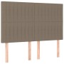 Cama box spring con colchón tela gris taupe 140x200 cm de , Camas y somieres - Ref: Foro24-3131597, Precio: 545,27 €, Descuen...