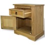 Mesita de noche Corona Range pino mexicano 53x39x66 cm de vidaXL, Mesitas de noche - Ref: Foro24-243730, Precio: 77,09 €, Des...