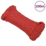 Cuerda de barco polipropileno rojo 3 mm 100 m de , Sogas y cuerdas metálicas - Ref: Foro24-152377, Precio: 11,95 €, Descuento: %