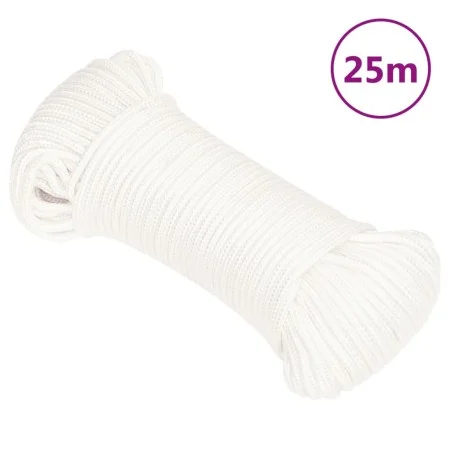 Bootsseil aus Polypropylen in intensivem Weiß 3 mm 25 m von , Seile und Metallschnüre - Ref: Foro24-152534, Preis: 9,74 €, Ra...
