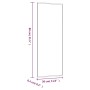 Espejo de pared vidrio rectangular 30x80 cm de , Espejos - Ref: Foro24-350444, Precio: 44,90 €, Descuento: %