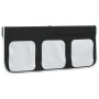 Cortinas para camas altas poliéster blanco y negro de , Accesorios para camas y somieres - Ref: Foro24-835913, Precio: 28,48 ...