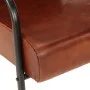 Sillón de cuero auténtico marrón de , Sillones - Ref: Foro24-359631, Precio: 256,14 €, Descuento: %