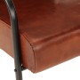 Sillón de cuero auténtico marrón de , Sillones - Ref: Foro24-359631, Precio: 267,85 €, Descuento: %