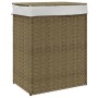 Cesto para la ropa sucia con tapa ratán sintético 46x33x60 cm de , Cestas para ropa - Ref: Foro24-372029, Precio: 66,04 €, De...