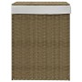 Cesto para la ropa sucia con tapa ratán sintético 46x33x60 cm de , Cestas para ropa - Ref: Foro24-372029, Precio: 66,04 €, De...