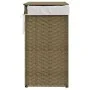 Cesto para la ropa sucia con tapa ratán sintético 46x33x60 cm de , Cestas para ropa - Ref: Foro24-372029, Precio: 55,94 €, De...